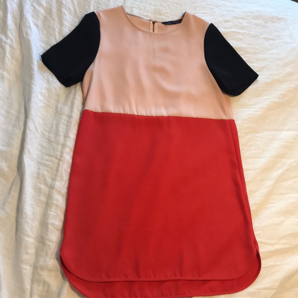 Zara color block dress